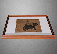 鄂城书画装裱配框服务案例